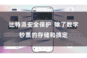 比特派安全保护 除了数字钞票的存储和搞定