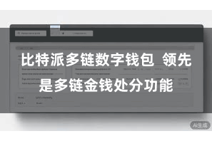 比特派多链数字钱包 领先是多链金钱处分功能