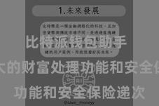 比特派钱包助手  领有高大的财富处理功能和安全保险递次