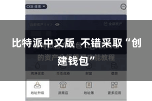 比特派中文版  不错采取“创建钱包”