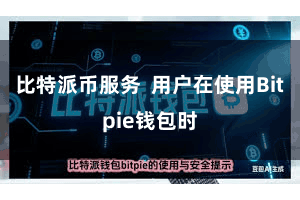 比特派币服务  用户在使用Bitpie钱包时